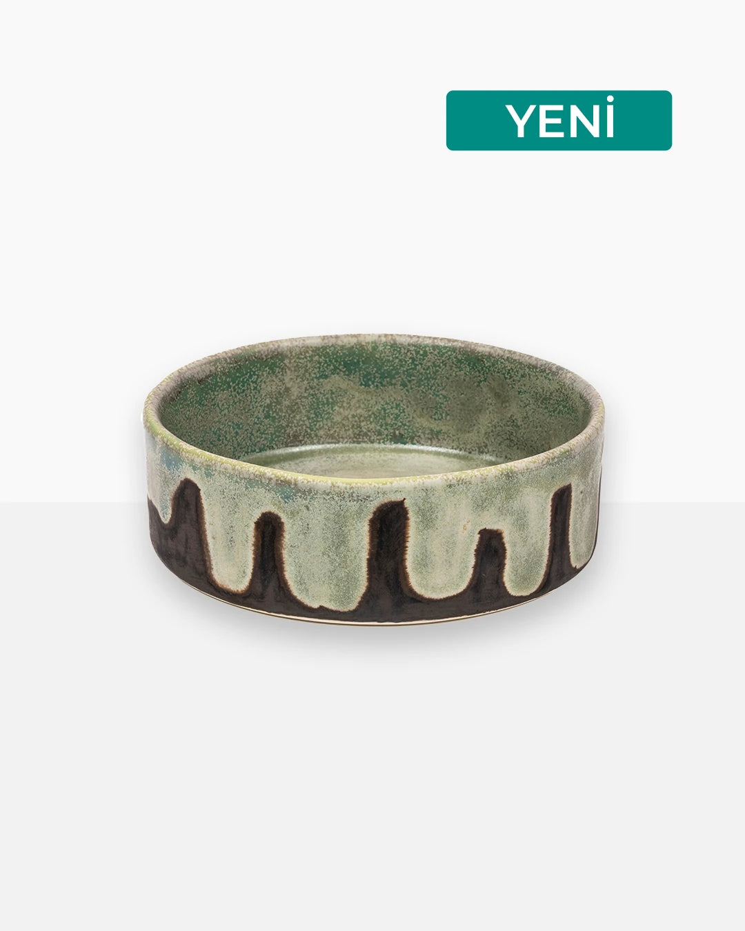 Gigi's Zeytin Yeşili El Yapımı Seramik Kase – görsel 2