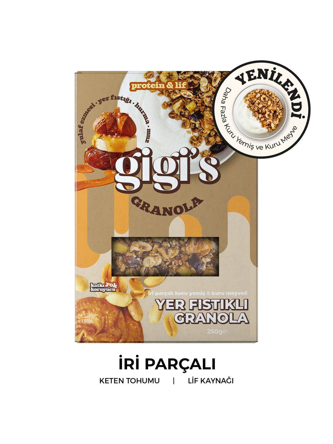 Yer Fıstıklı Granola 250 g