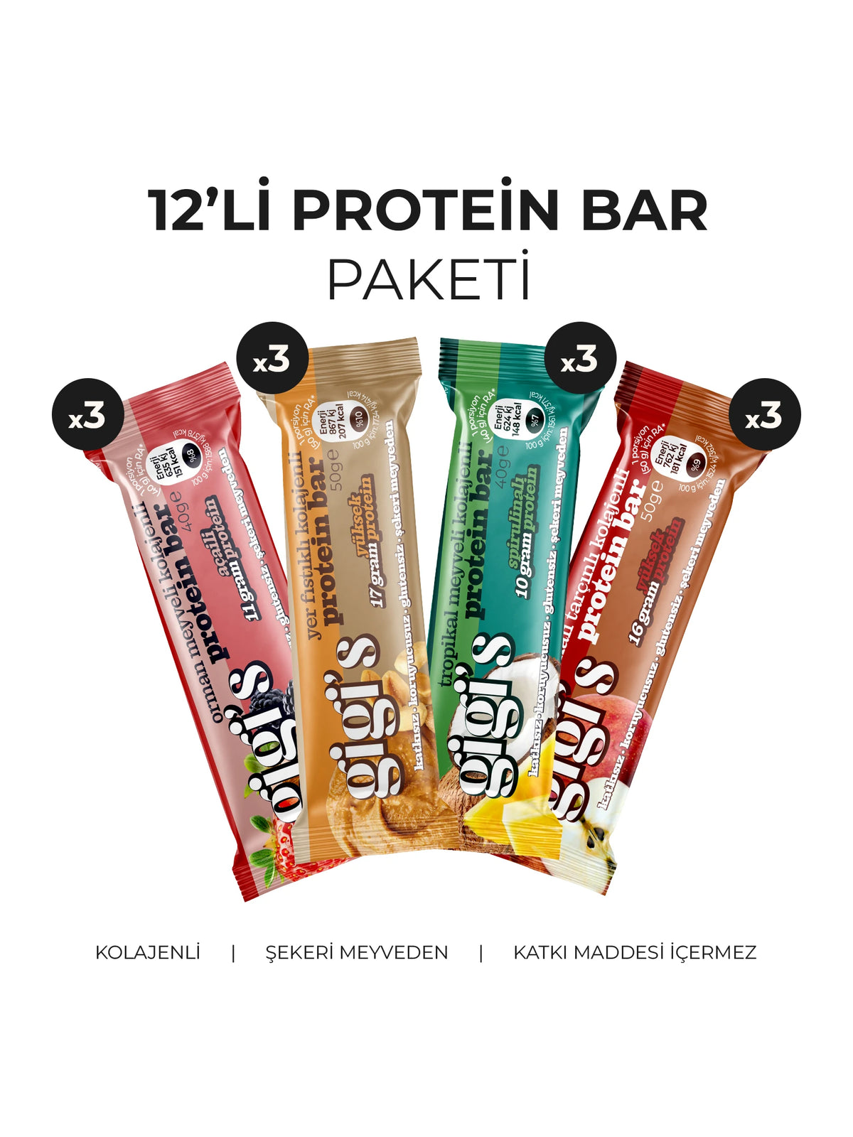 12'li Melties Kolajenli Bar Paketi (Karışık Kutu) – görsel 1