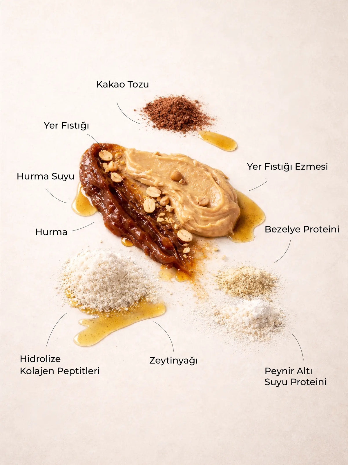 12'li Yer Fıstıklı Kolajenli Protein Bar Paketi – görsel 2