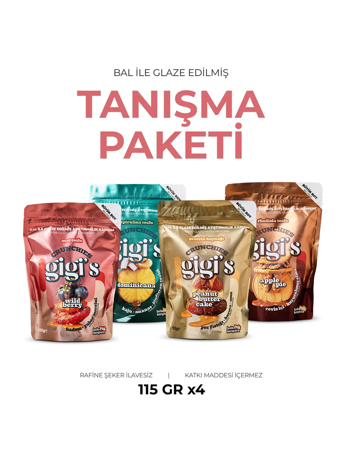 Crunchie 4 Tat Keşif Tanışma Paketi (115g x 4) – görsel 1