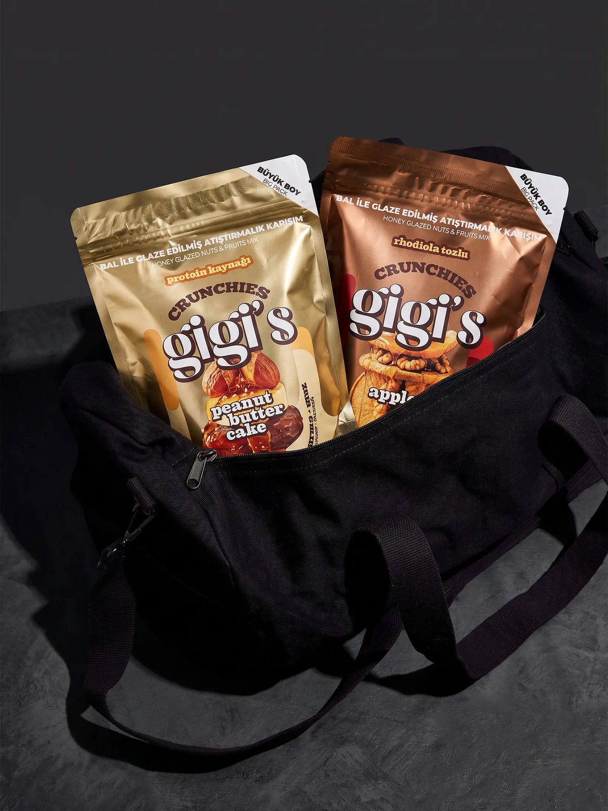 Gigi's Apple Pie Crunchie - Elmalı Tarçınlı Çıtır Kuruyemiş 115 g – görsel 4