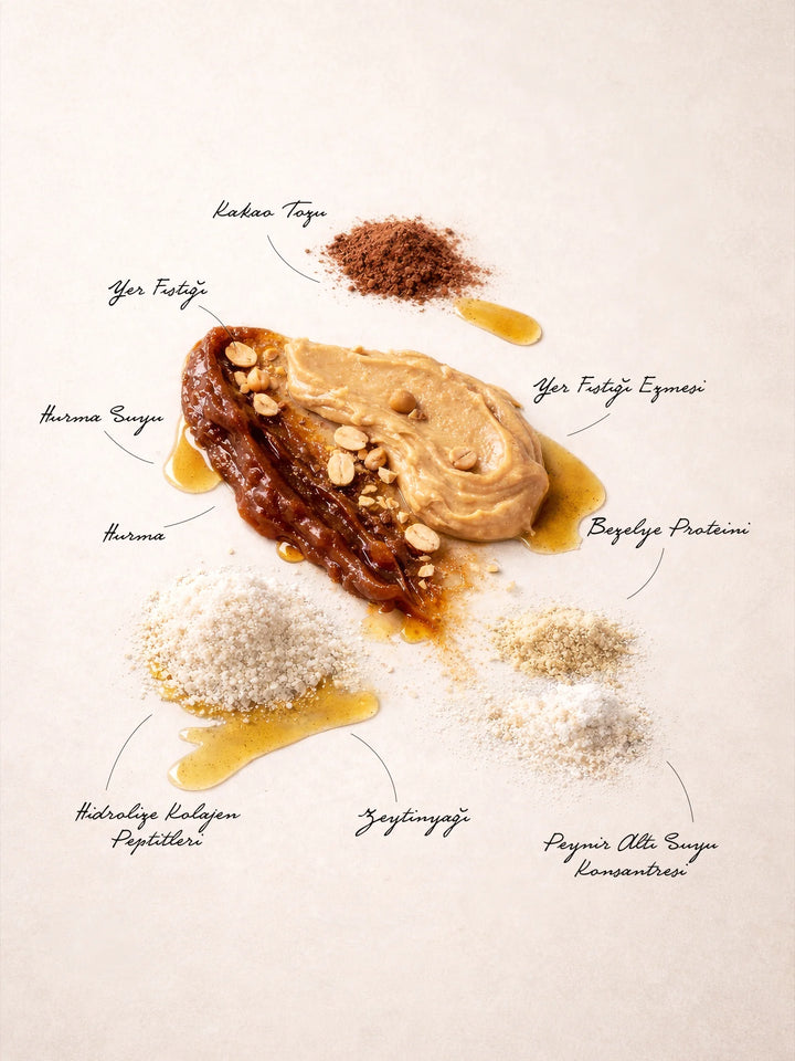 Gigi's Melties Yer Fıstıklı Kolajenli Yüksek Protein Bar 50 g – görsel 3