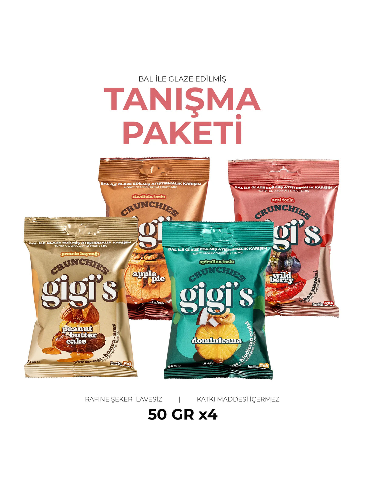 Crunchie Mini 4 Tat Keşif Paketi (50g x 4) – görsel 1