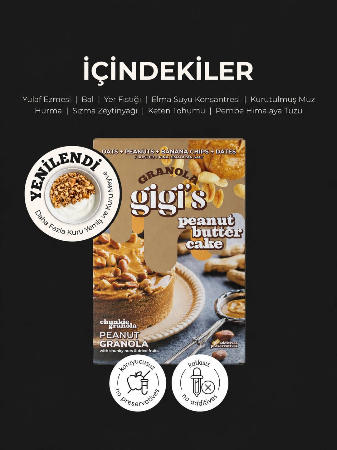 Yer Fıstıklı Granola 2'li Paket (250g x 2) – görsel 3