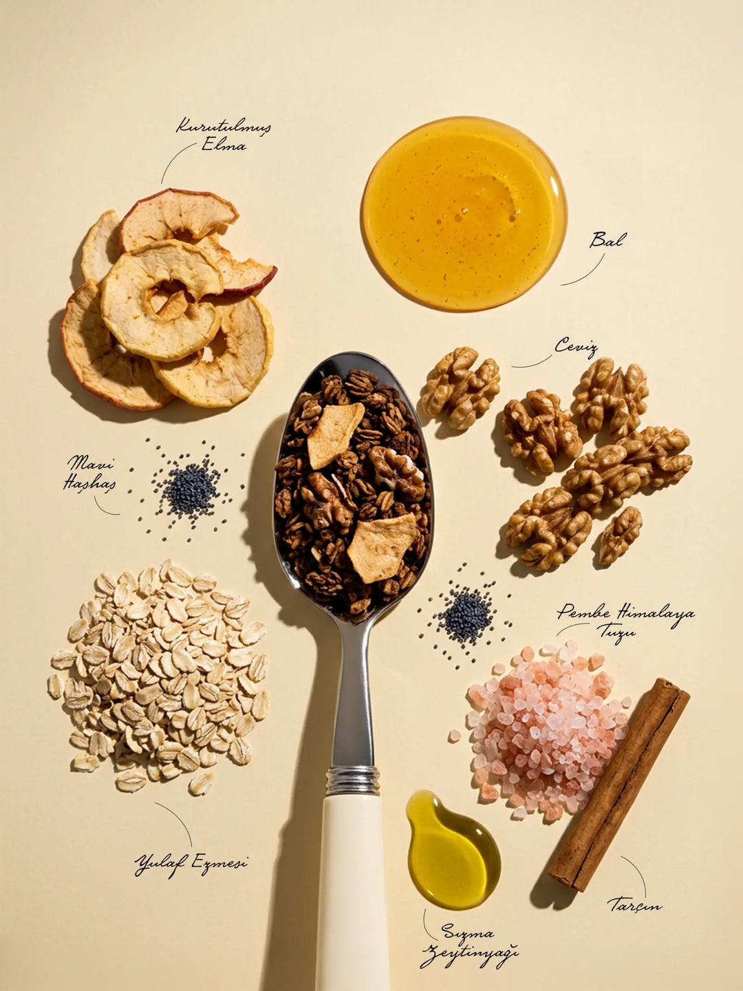 Gigi's Elmalı Tarçınlı Fırınlanmış Granola 250 g – görsel 5