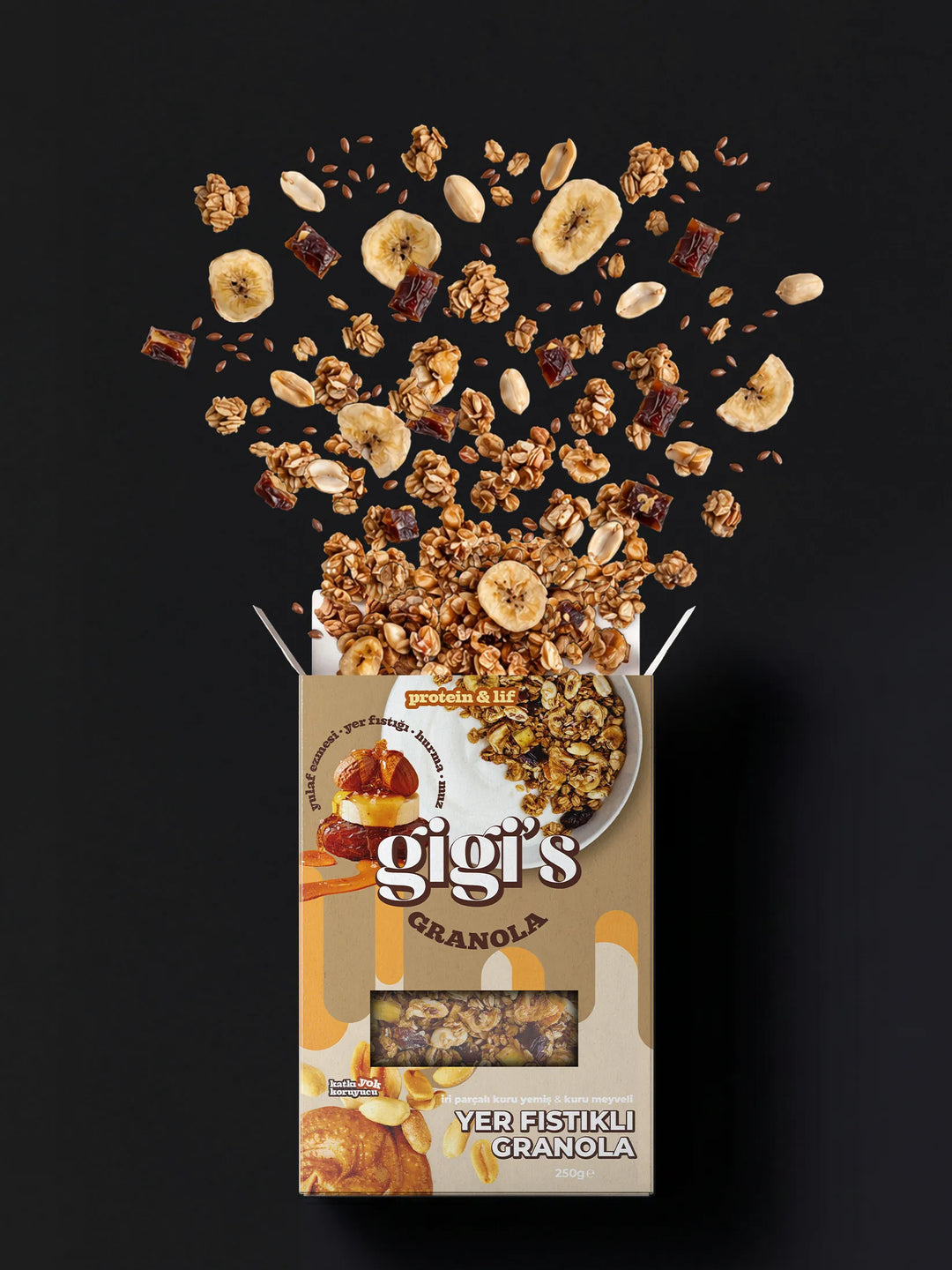 Yer Fıstıklı Granola 2'li Paket (250g x 2) – görsel 5