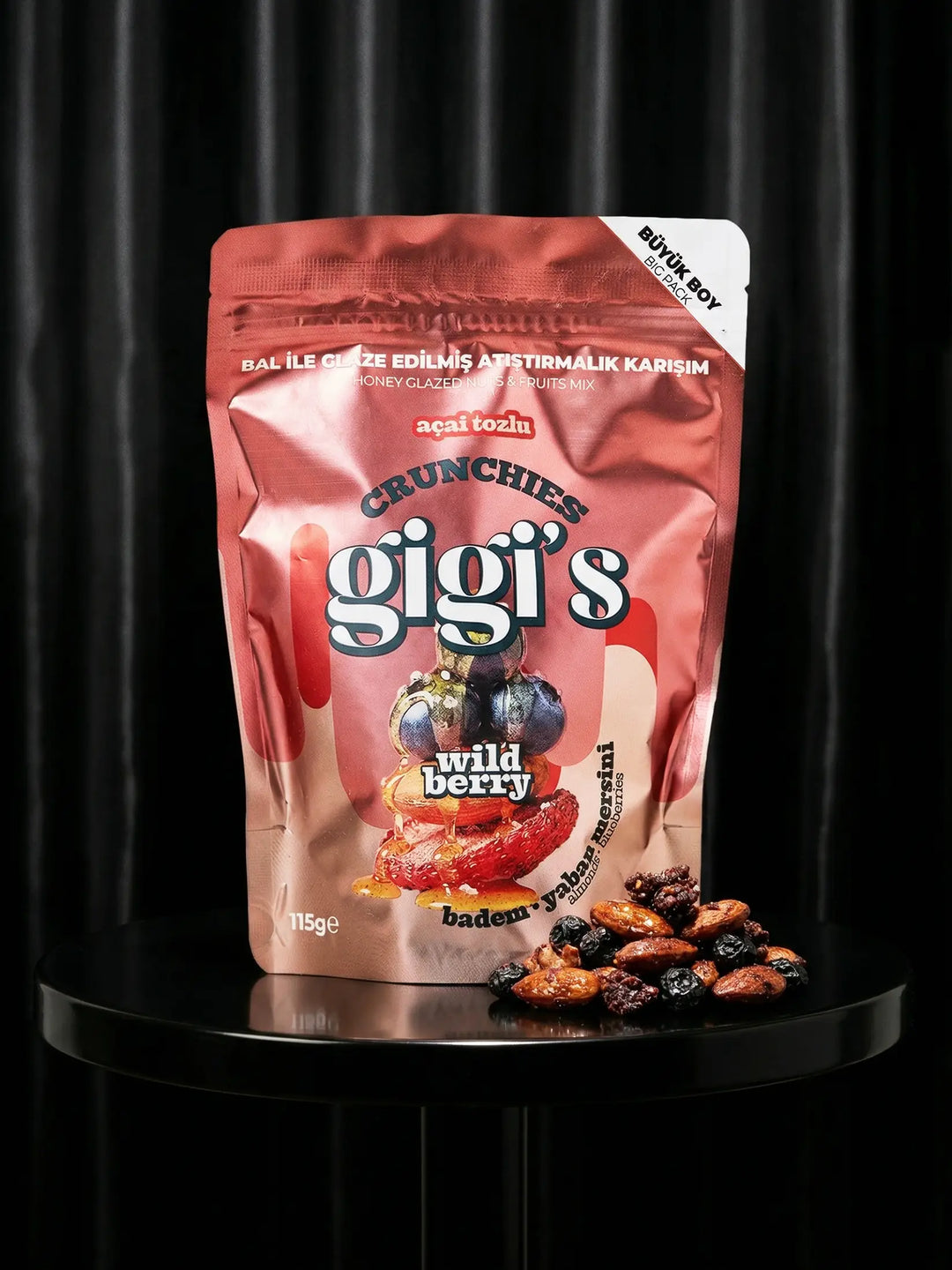 Wild Berry Crunchie 4'lü Stok Paketi (115g x 4) – görsel 3